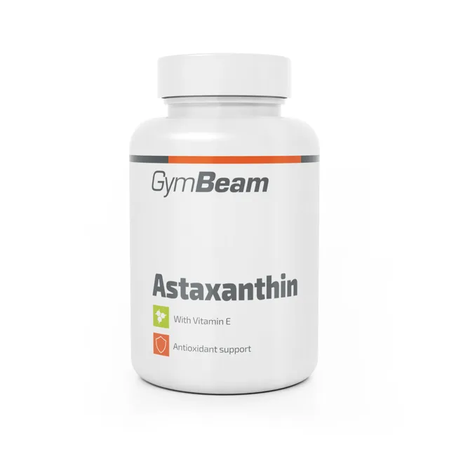 GymBeam Astaxantina con Vitamina E 60 Capsule Antiossidante