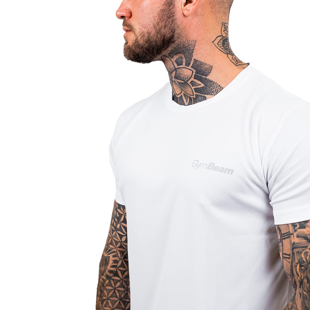 GymBeam TRN Maglietta Uomo t-shirt palestra poliestere