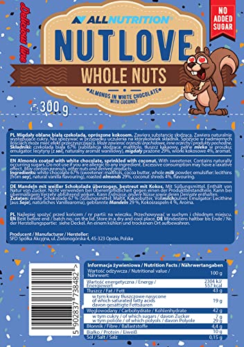 AllNutrition Nutlove Mandorle Bianco Cocco 300 g
