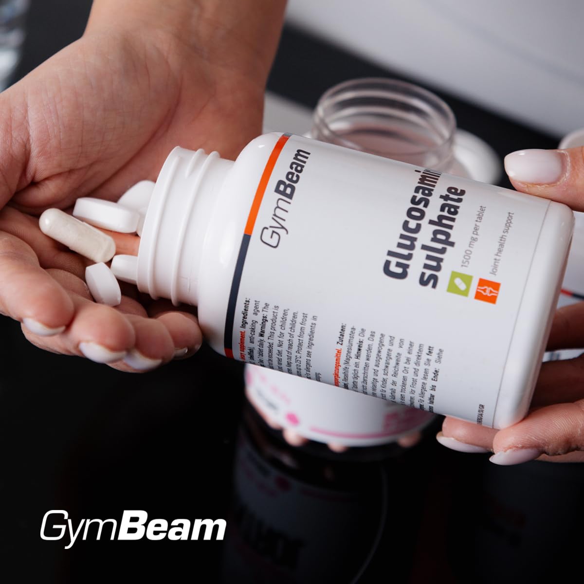 GymBeam Glucosamina Solfato MSM Condroitina Compresse 120 cpr