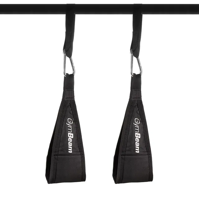 GymBeam AB Sling Straps Cinghie Addominali con Moschettoni e Sacca