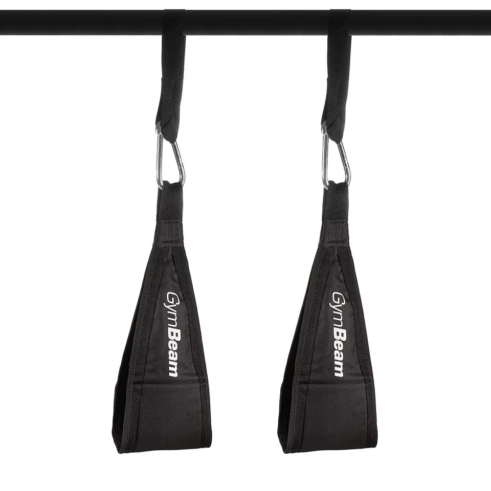 GymBeam AB Sling Straps Cinghie Addominali con Moschettoni e Sacca