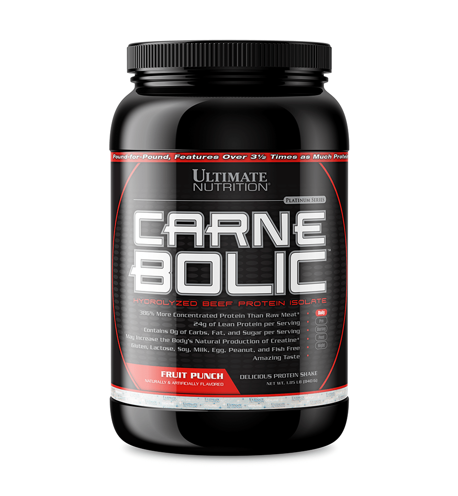 Ultimate Nutrition Carnebolic proteine manzo Vaniglia 4 lbs 24g