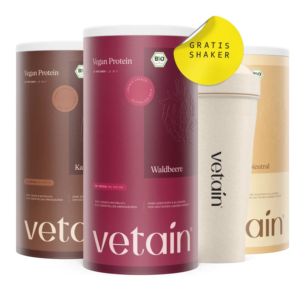 Vetain Bundles Proteine in Polvere Vegane Premium 3+Shaker