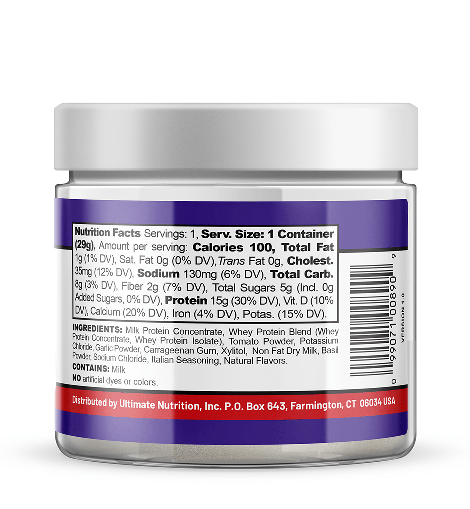Ultimate Nutrition Protein Pasta Sauce Mix Creamy Marinara 15g