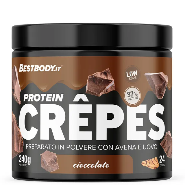 Best Body Protein Crepes 240g Preparato Cioccolato 37% Proteine