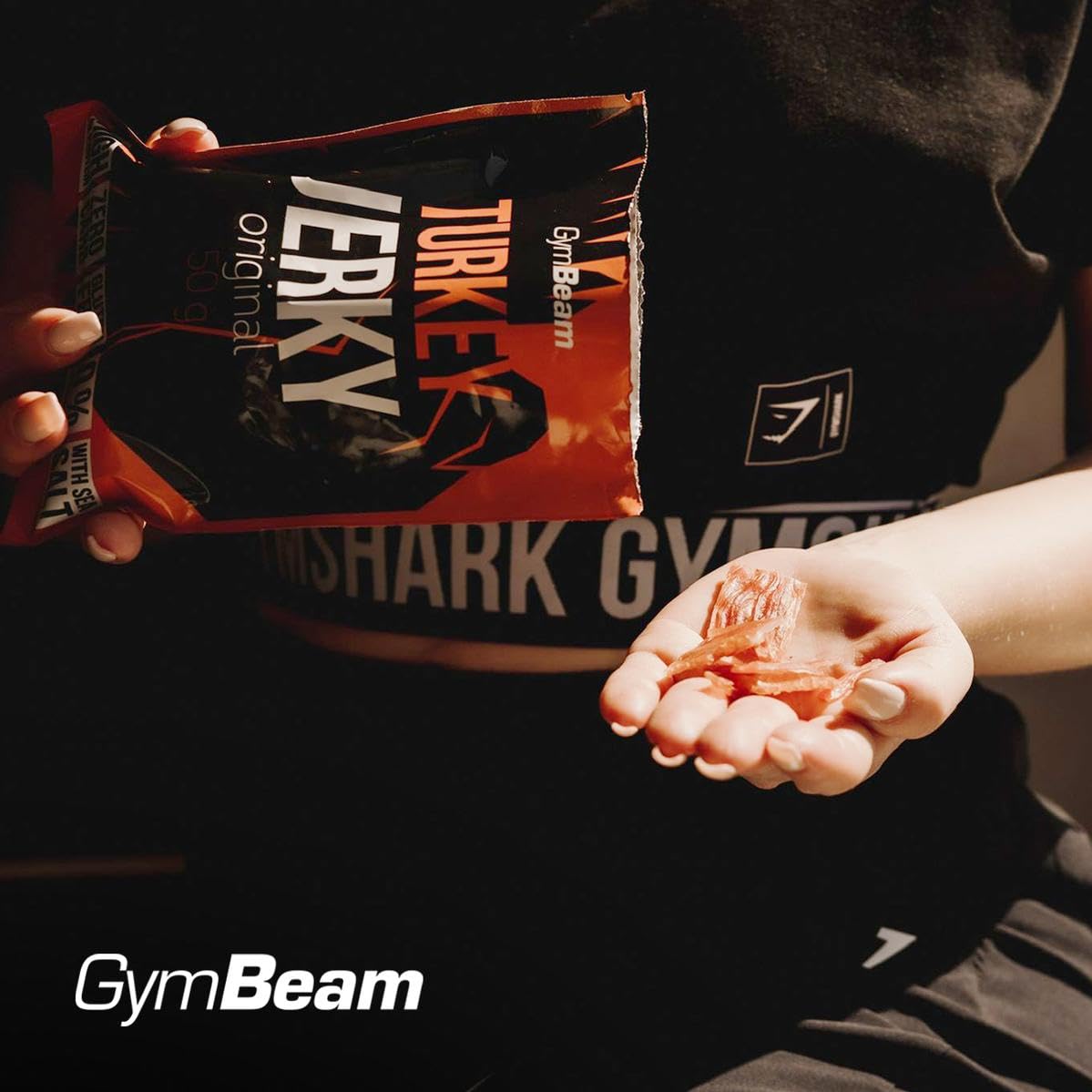 GymBeam Turkey Jerky carne secca tacchino 50 g proteine