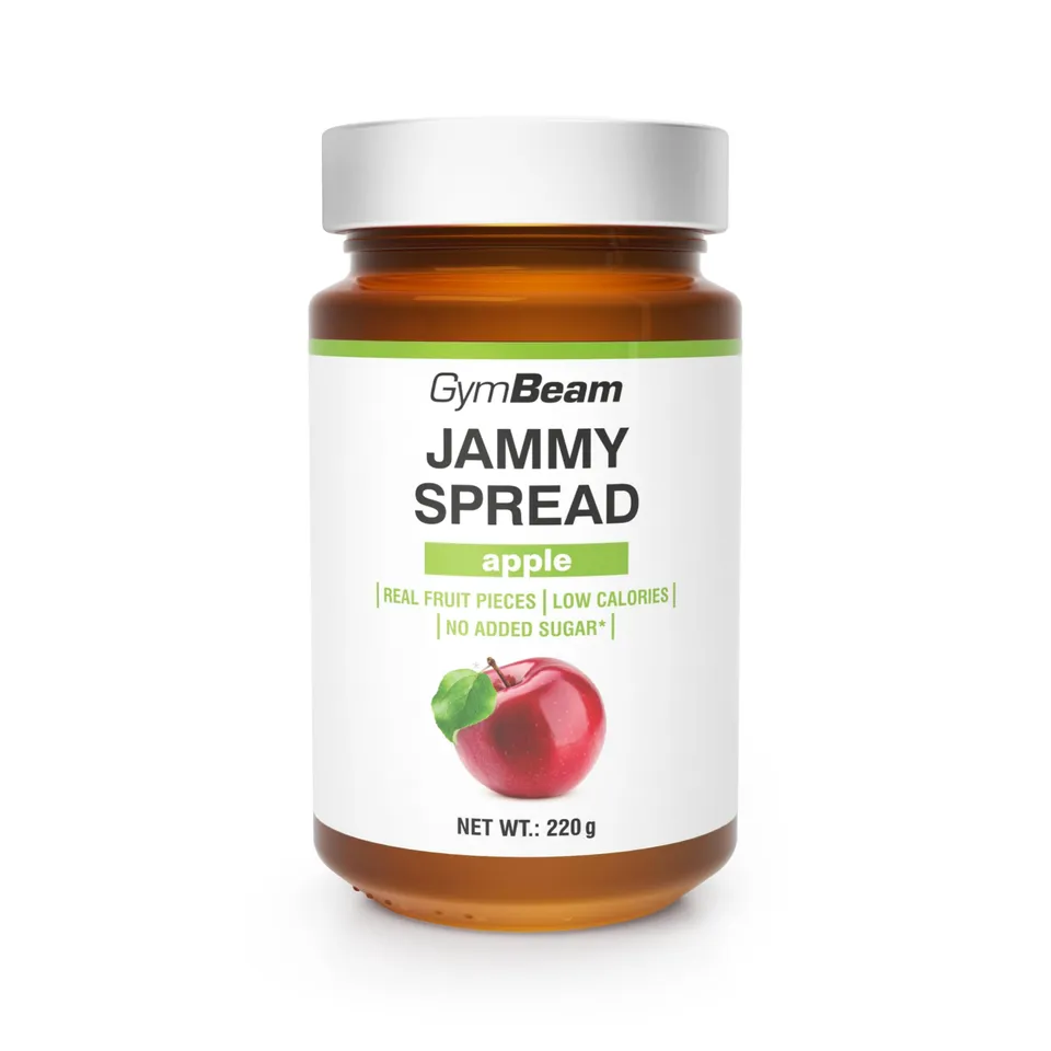 GymBeam Jammy Spread marmellata senza zucchero 220 g mela