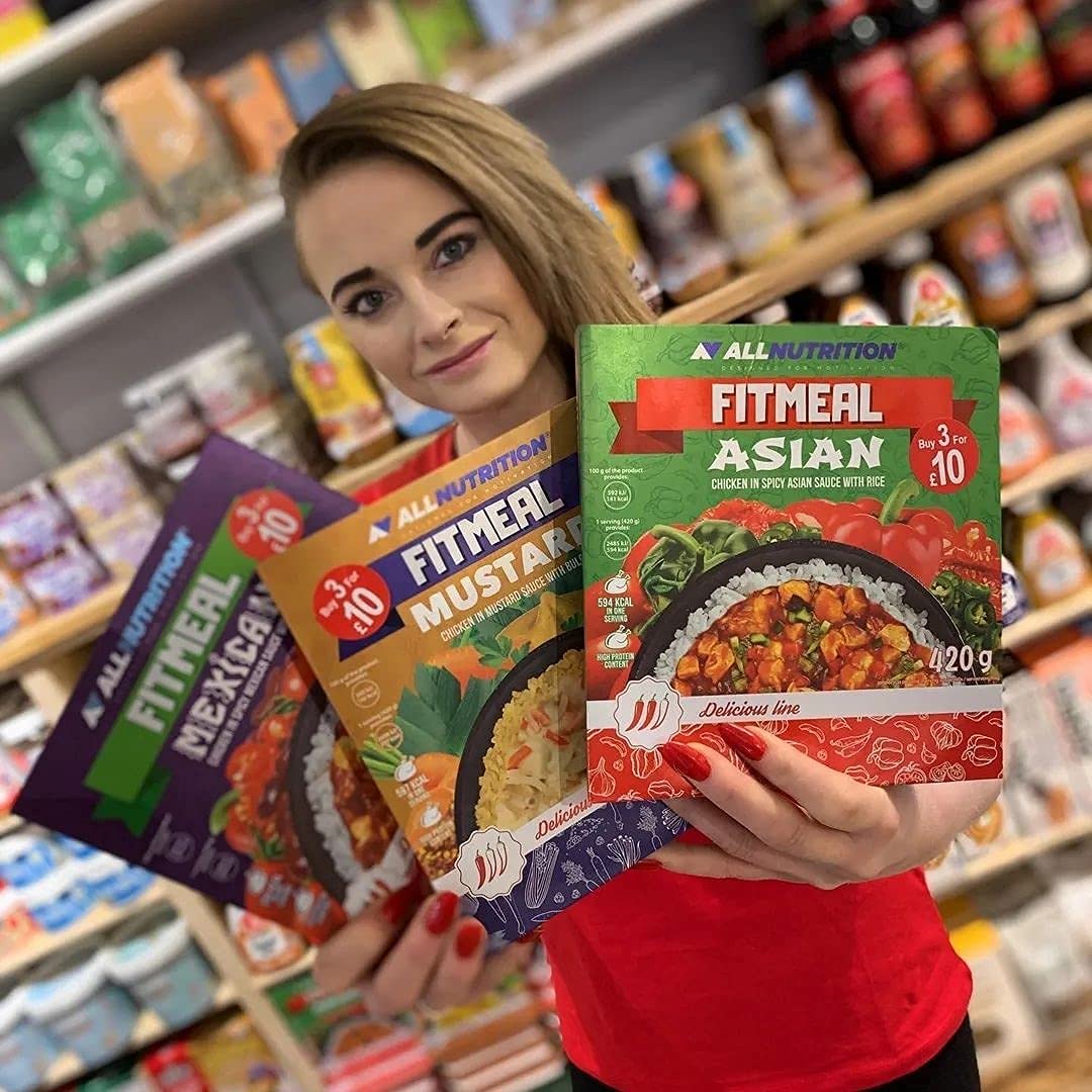 AllNutrition FITMEAL Pasto Pronto Pollo Senape 420 g proteico