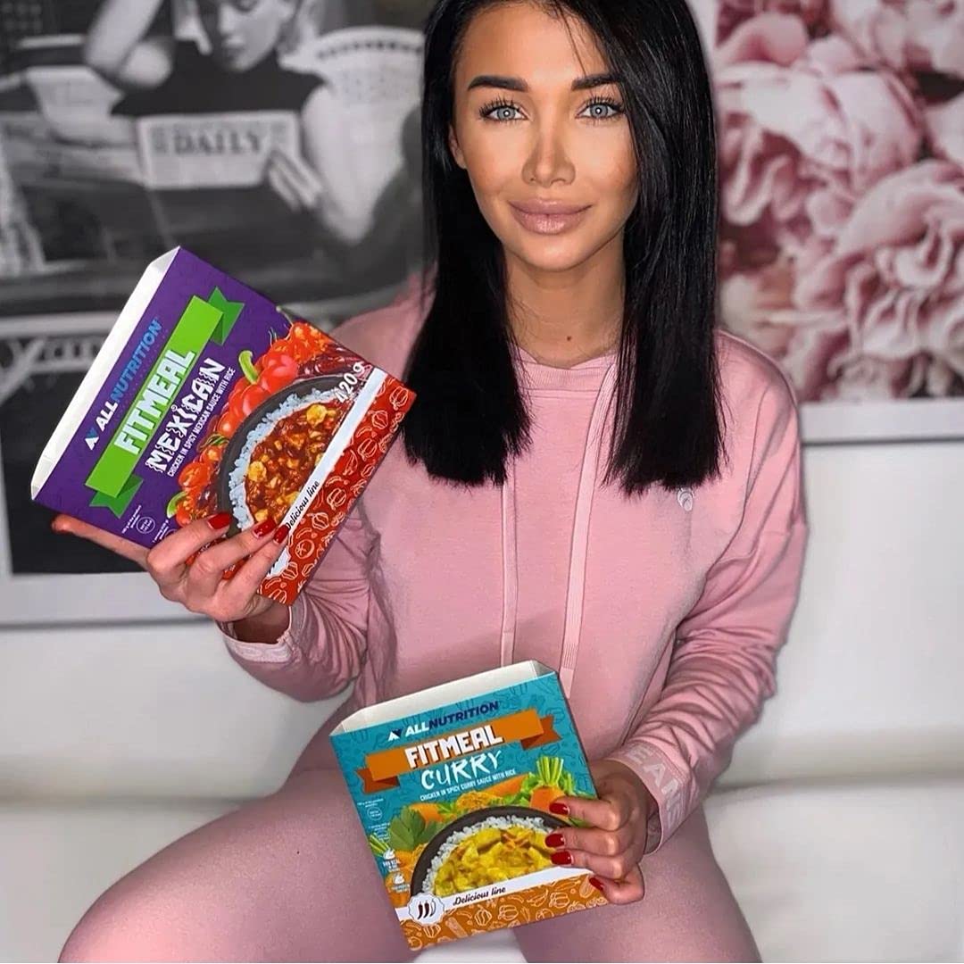 AllNutrition Fitmeal Pollo Riso Pasto Pronto Messicano 420g