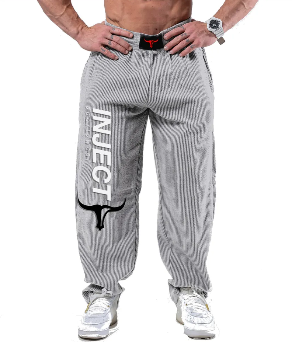 INJECT Hammer Pants Pantaloni Cotone Grigio Costine