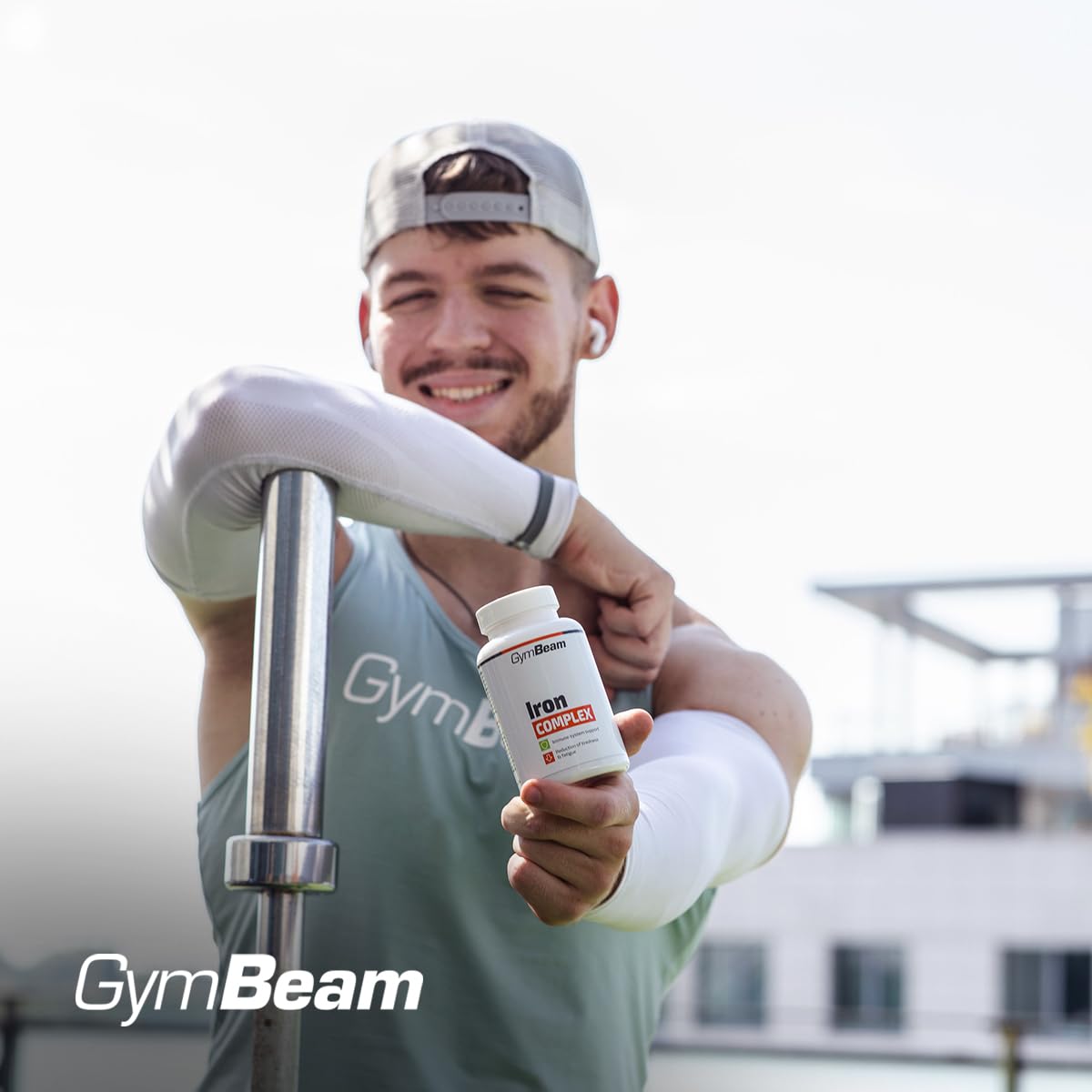 GymBeam Minerali Iron Complex Ferro 120cps Zinco Vitamina C