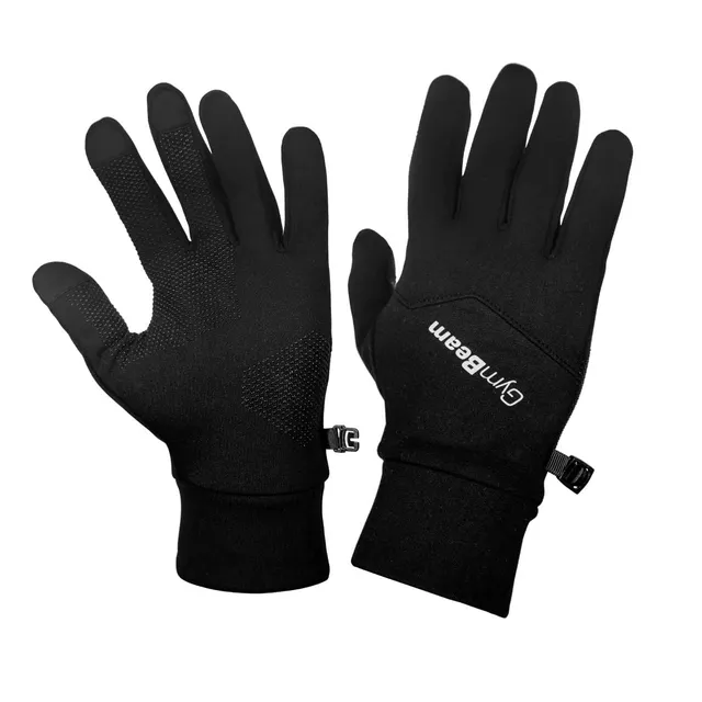 GymBeam Unstoppable Guanti Corsa Termici Touch Screen Riflettenti
