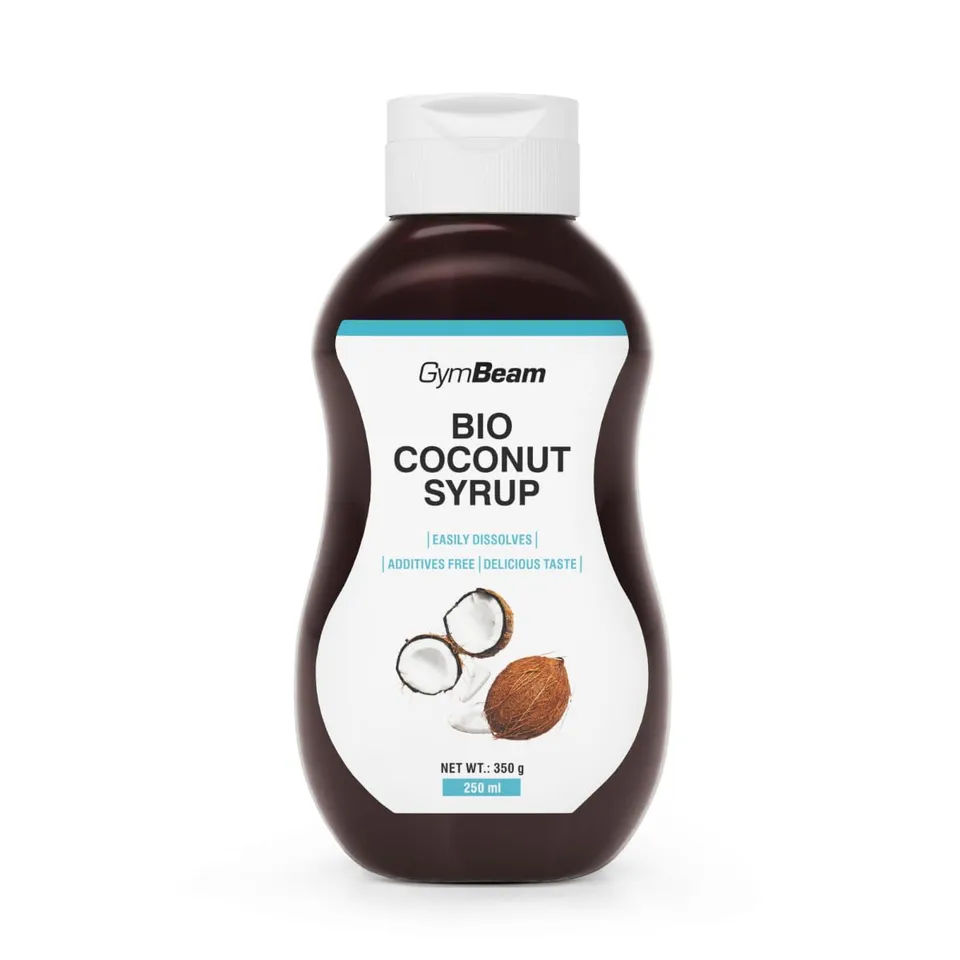 GymBeam Alimentazione Sciroppo di Cocco BIO 250 ml Vegano