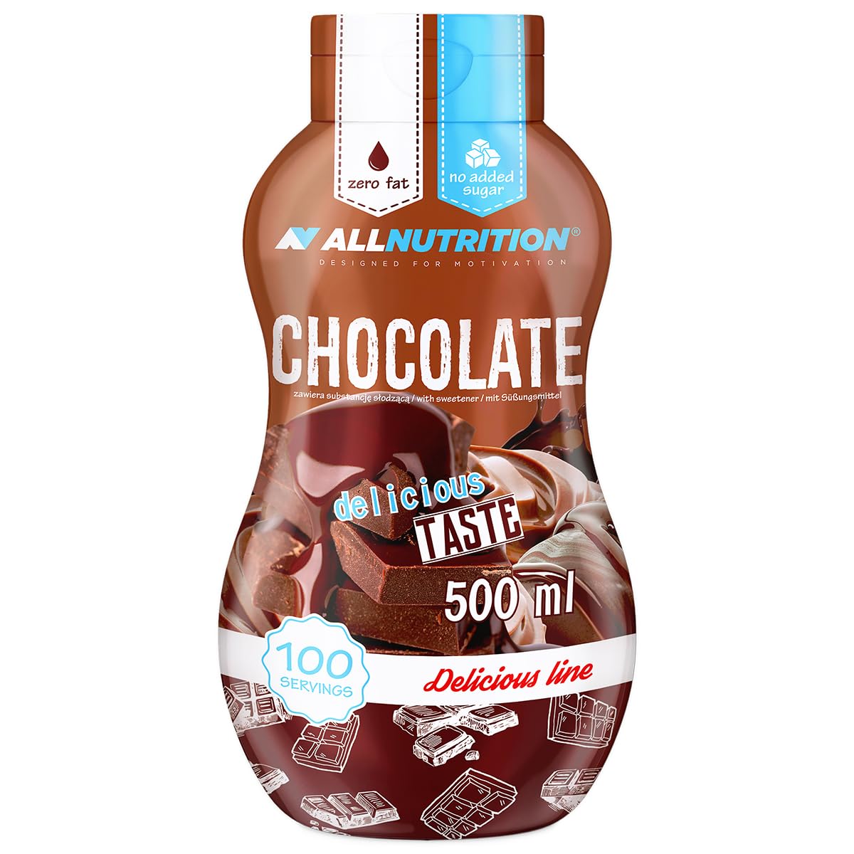 AllNutrition Sauce salsa cioccolato zero zuccheri 500ml