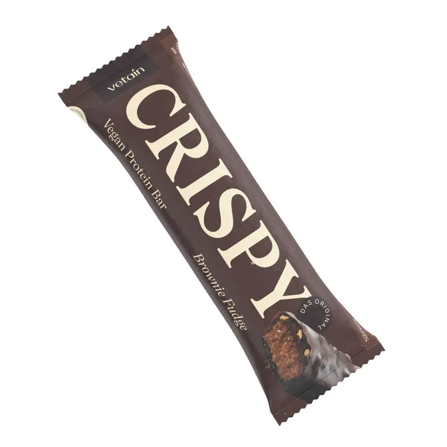Vetain Crispy Vegan Protein Bar barretta proteica Brownie Fudge