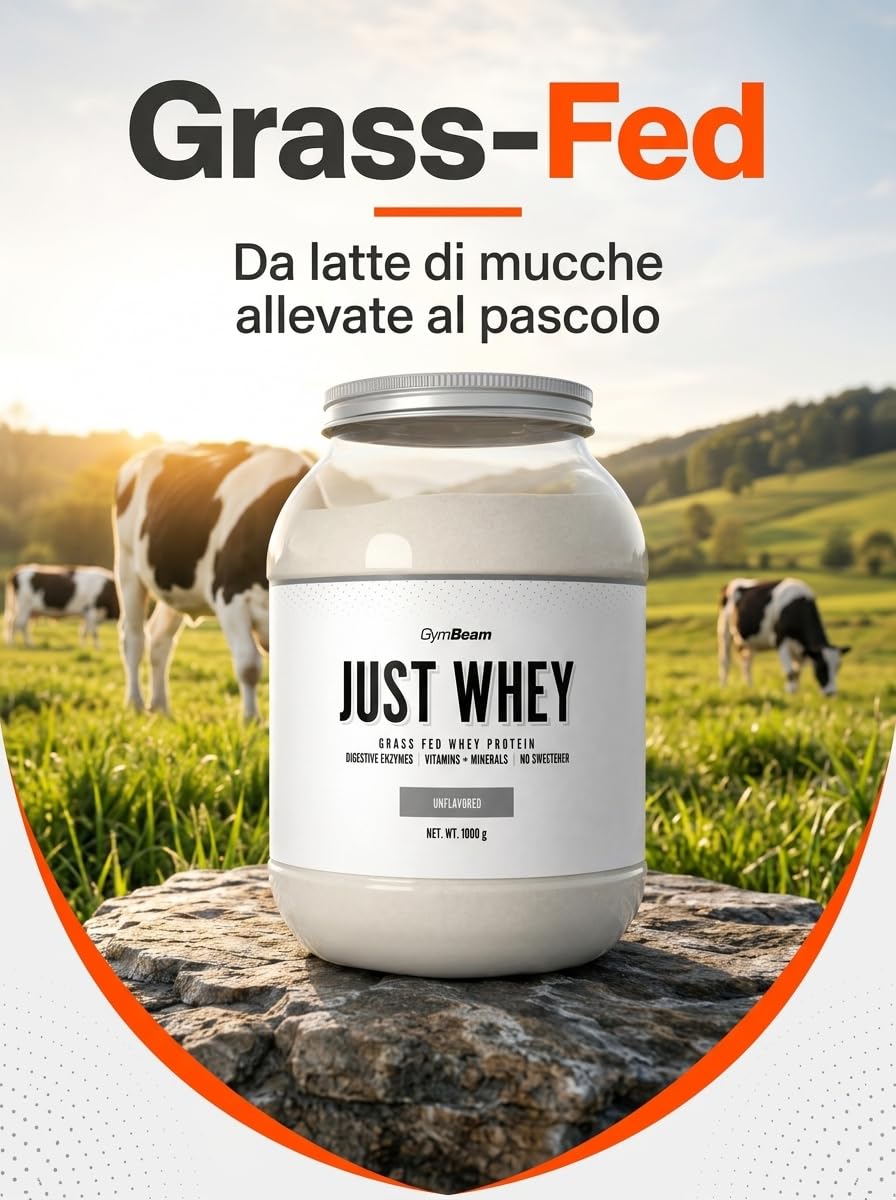 GymBeam Proteine Just Whey 1000 g Caramello Salato 22,4 g
