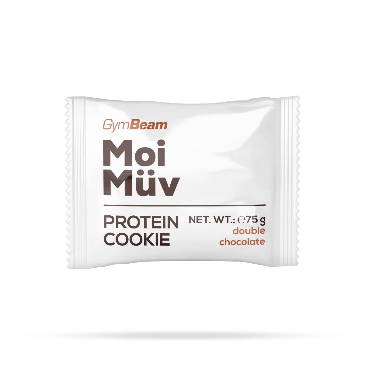 GymBeam MoiMüv Cookie Double Chocolate biscotti 12x75g