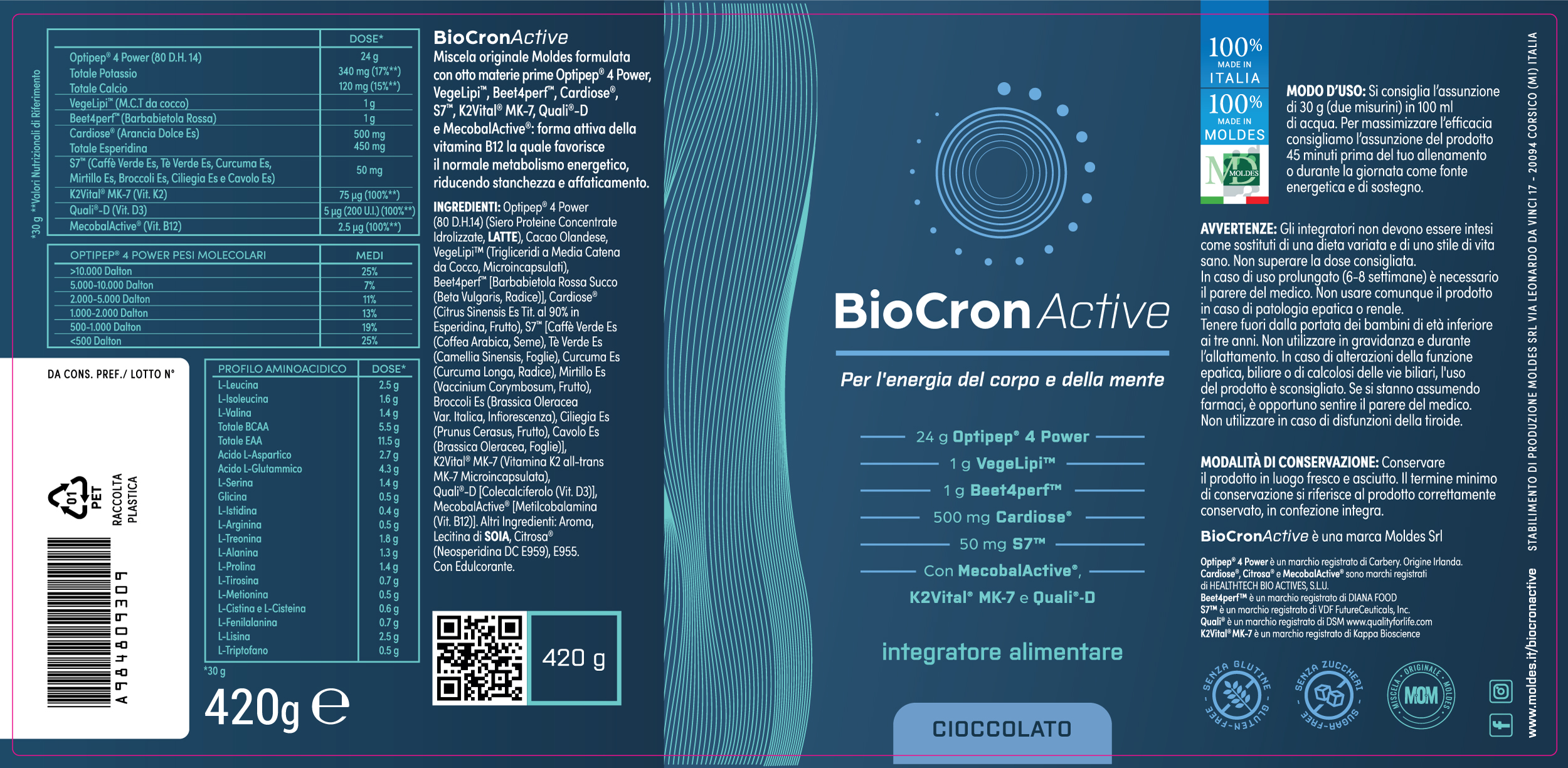 BioCron Active BioCronActive Integratore Energia Adulti
