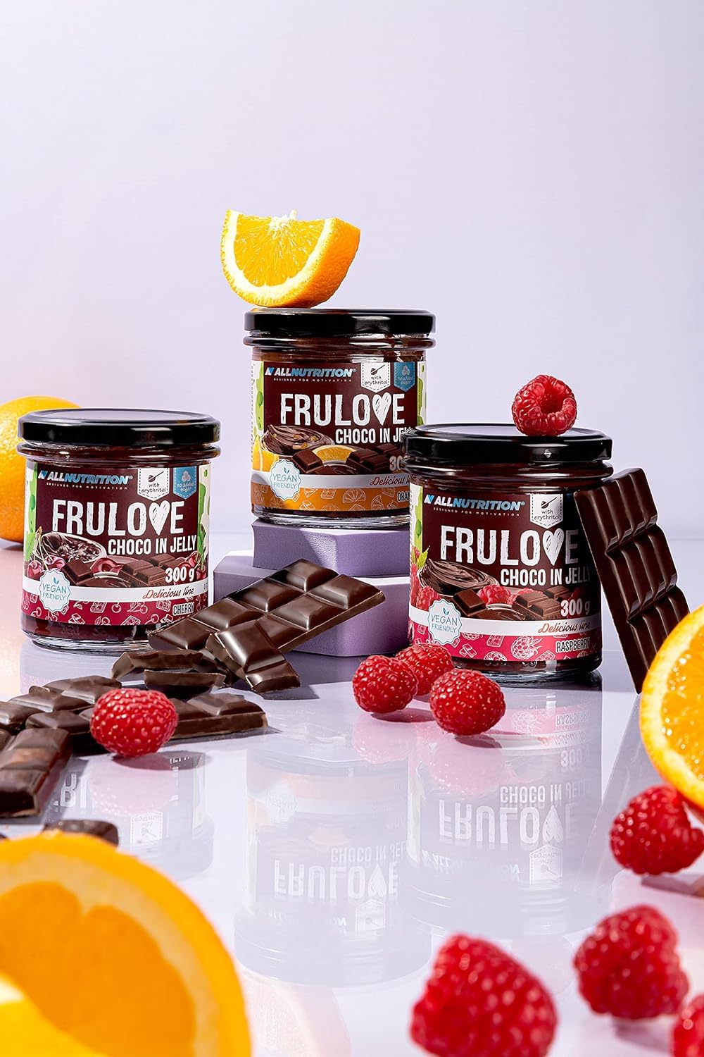AllNutrition Frulove crema cioccolato e ciliegie 300g
