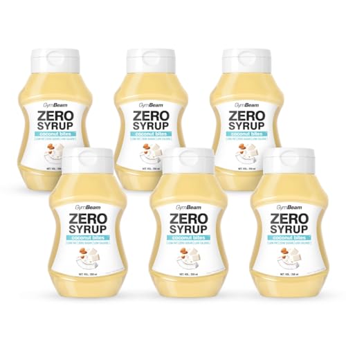 GymBeam Sciroppo ZERO Coconut Bites Topping 350 ml Zero Zuccheri