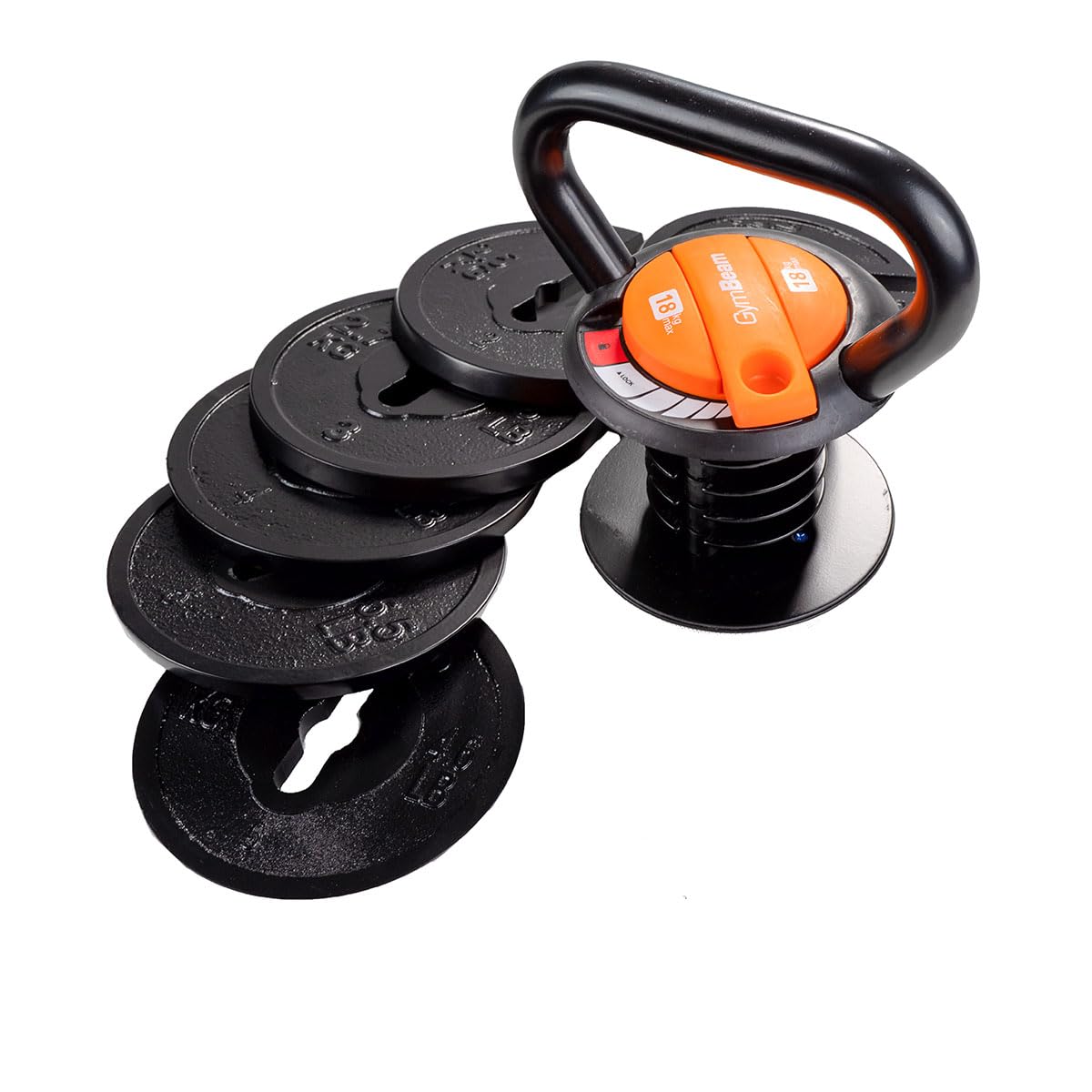 GymBeam Kettlebell Regolabile 4,5-18 kg Ferro ABS Swing