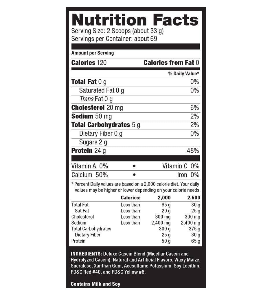 Ultimate Nutrition Prostar 100% Casein proteine Chocolate Creme 2 lbs