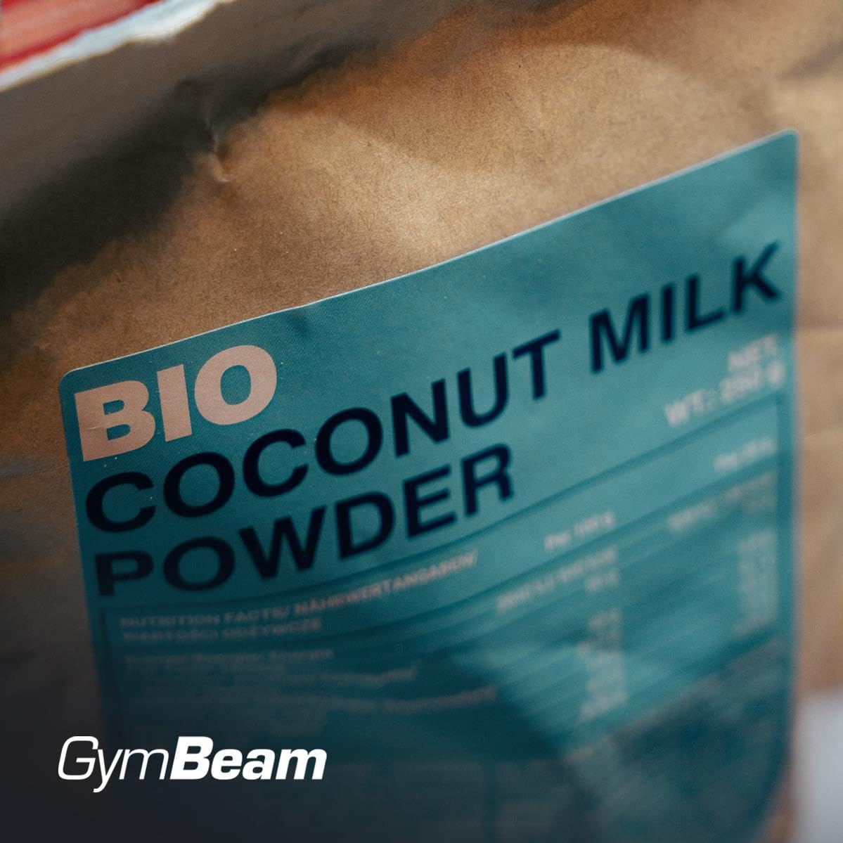 GymBeam Latte di Cocco Bio 250 g Senza Lattosio