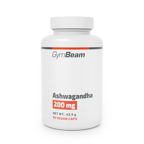 GymBeam Ashwagandha 200 mg Integratore 90 Capsule Vegane Stress