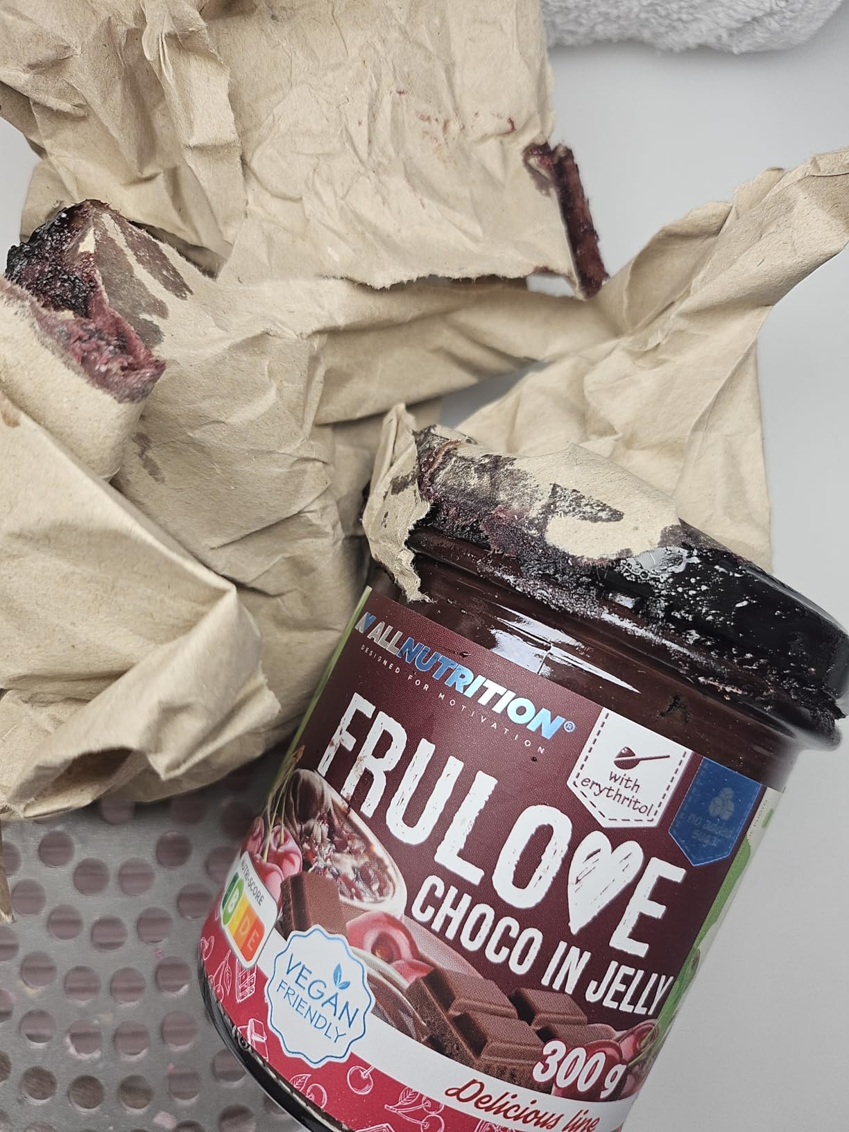 AllNutrition Frulove crema cioccolato e ciliegie 300g