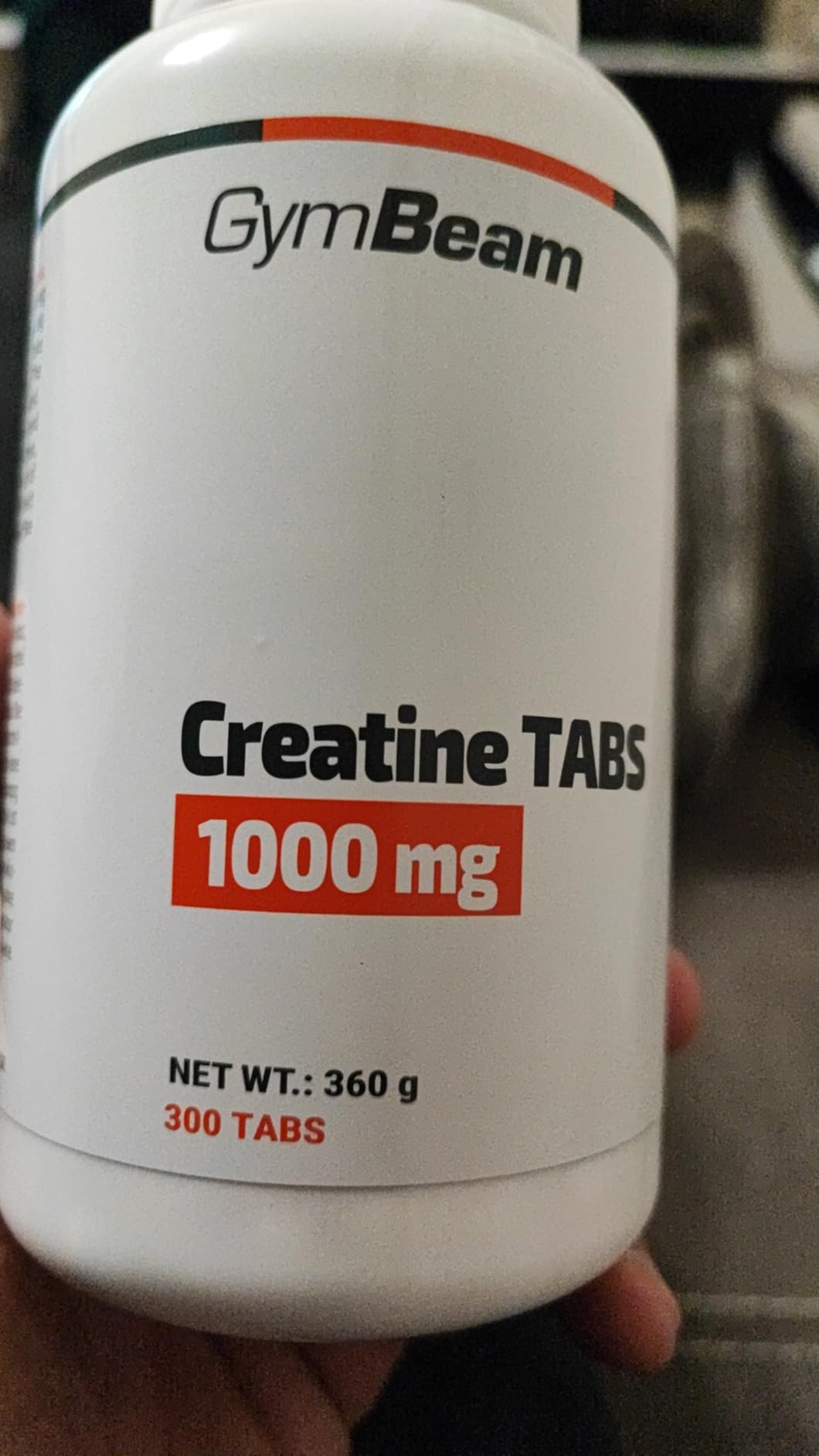 GymBeam Creatina Monoidrato 1000mg 300 cps forza ATP