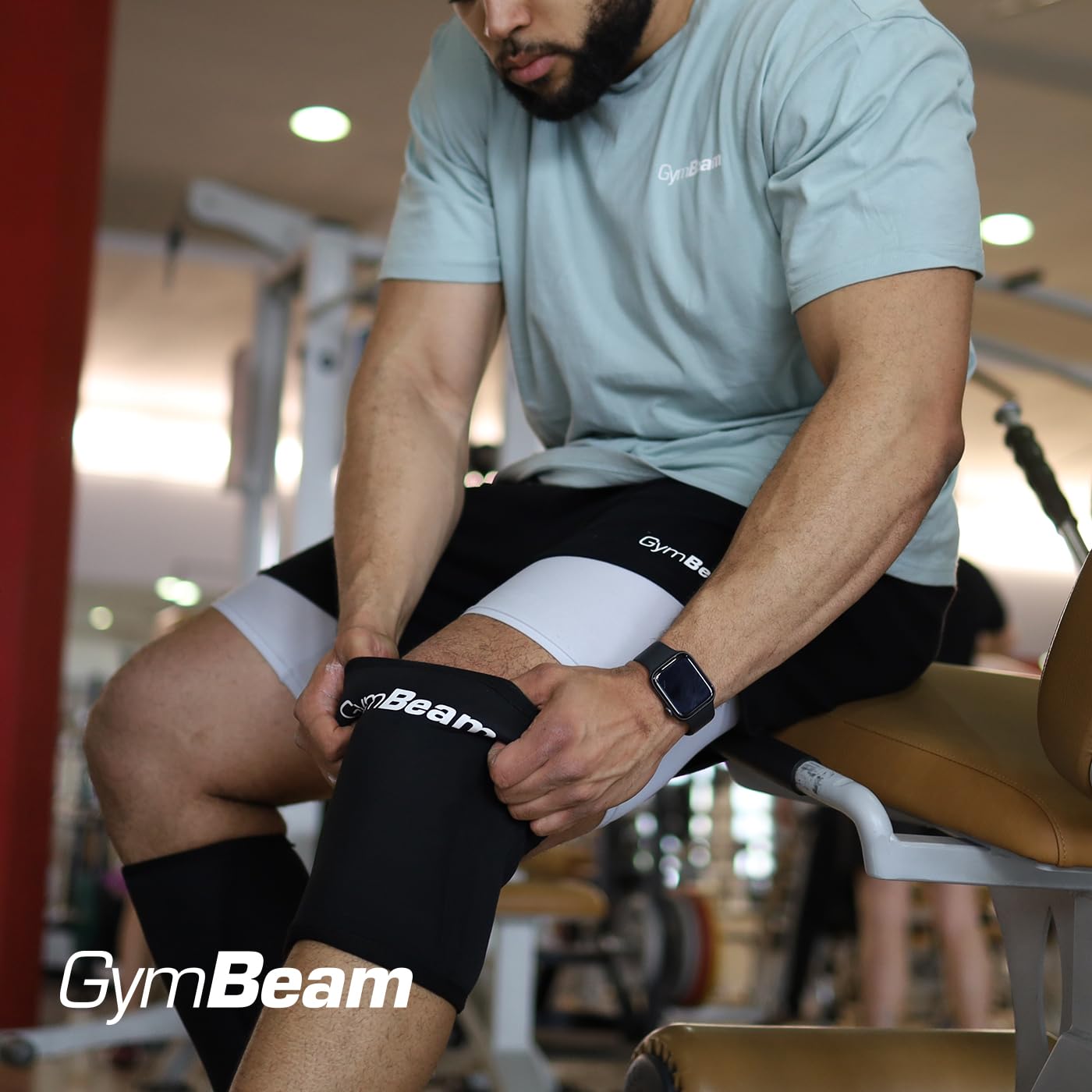 GymBeam Conquer Ginocchiere Neoprene Crossfit Confezione da 2