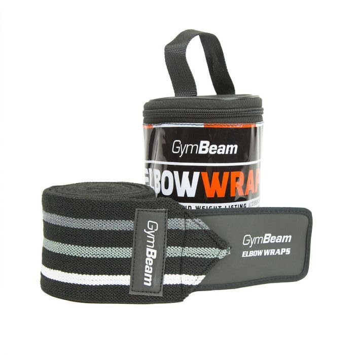 GymBeam Gomitiera Epicondilite Elastica Velcro 2 Pezzi Palestra