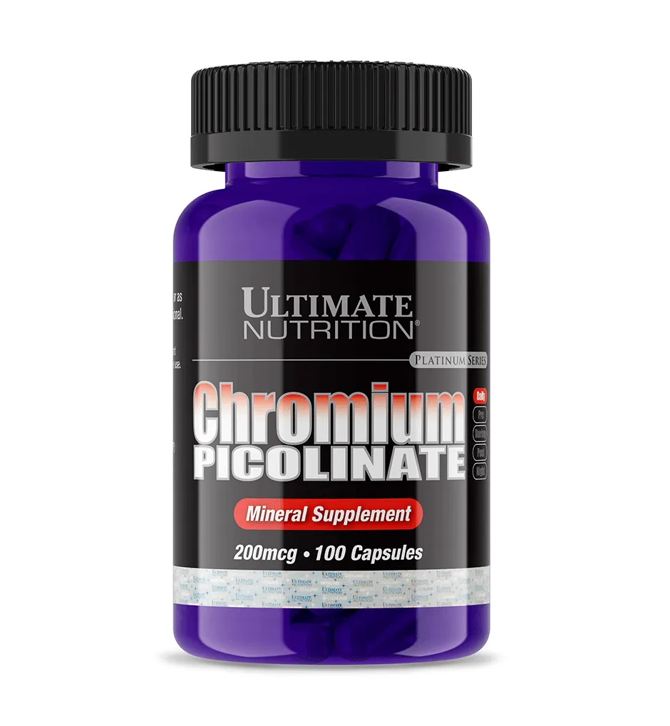 Ultimate Nutrition Cromo Picolinato integratore 200 mg insulina