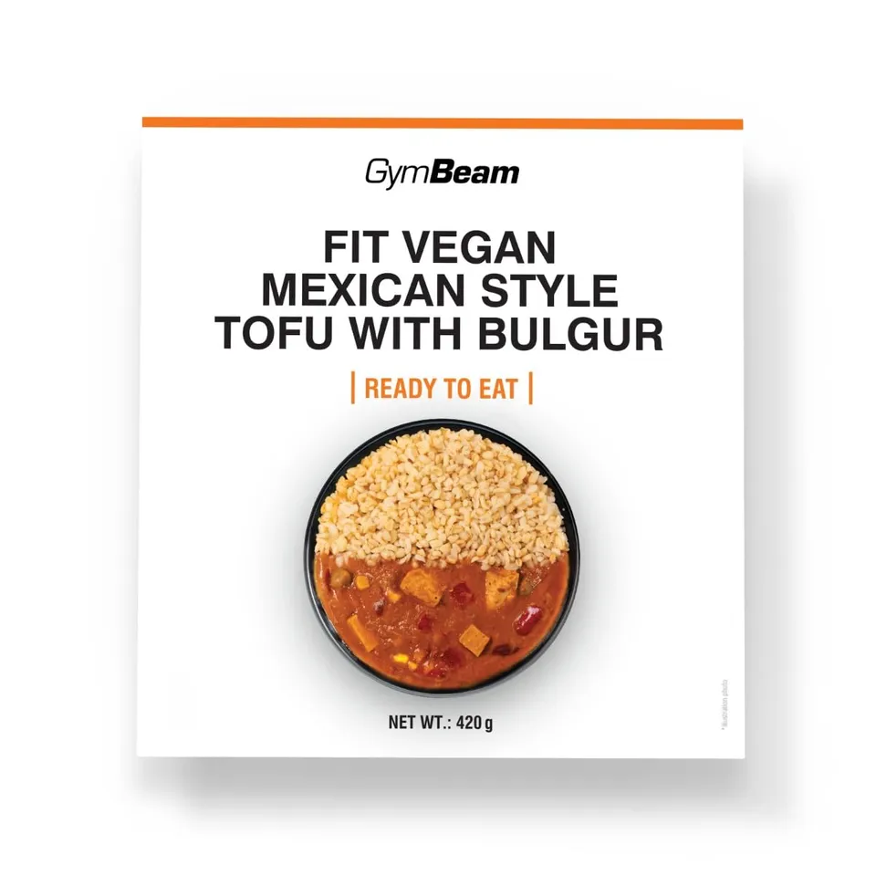 GymBeam FIT Tofu Messicana Bulgur Piatto Pronto Vegano 25,7 g