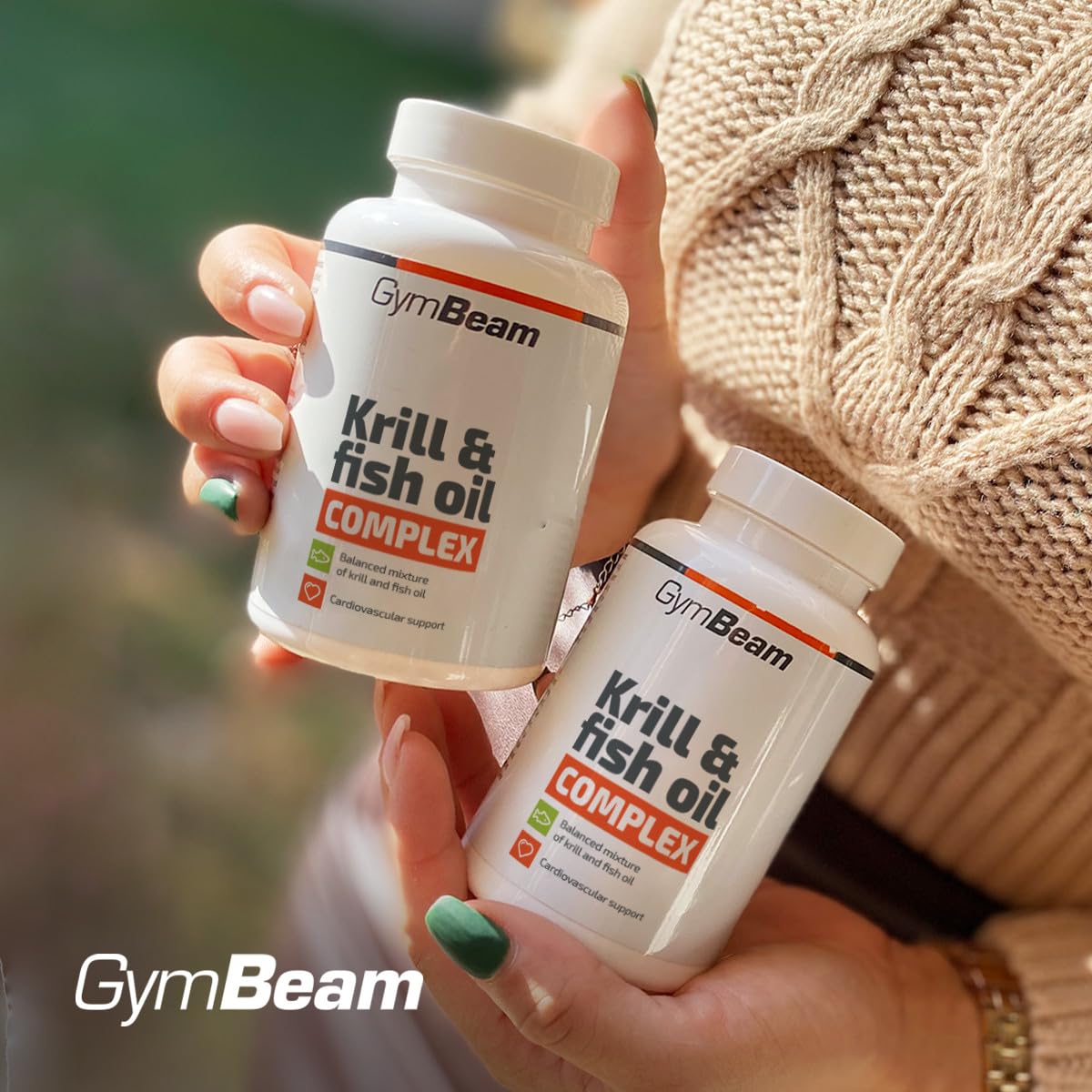 GymBeam Olio Krill e Pesce Omega 3 90 capsule EPA DHA