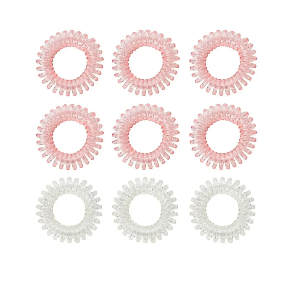 GymBeam elastici capelli a spirale set 9 pezzi palestra