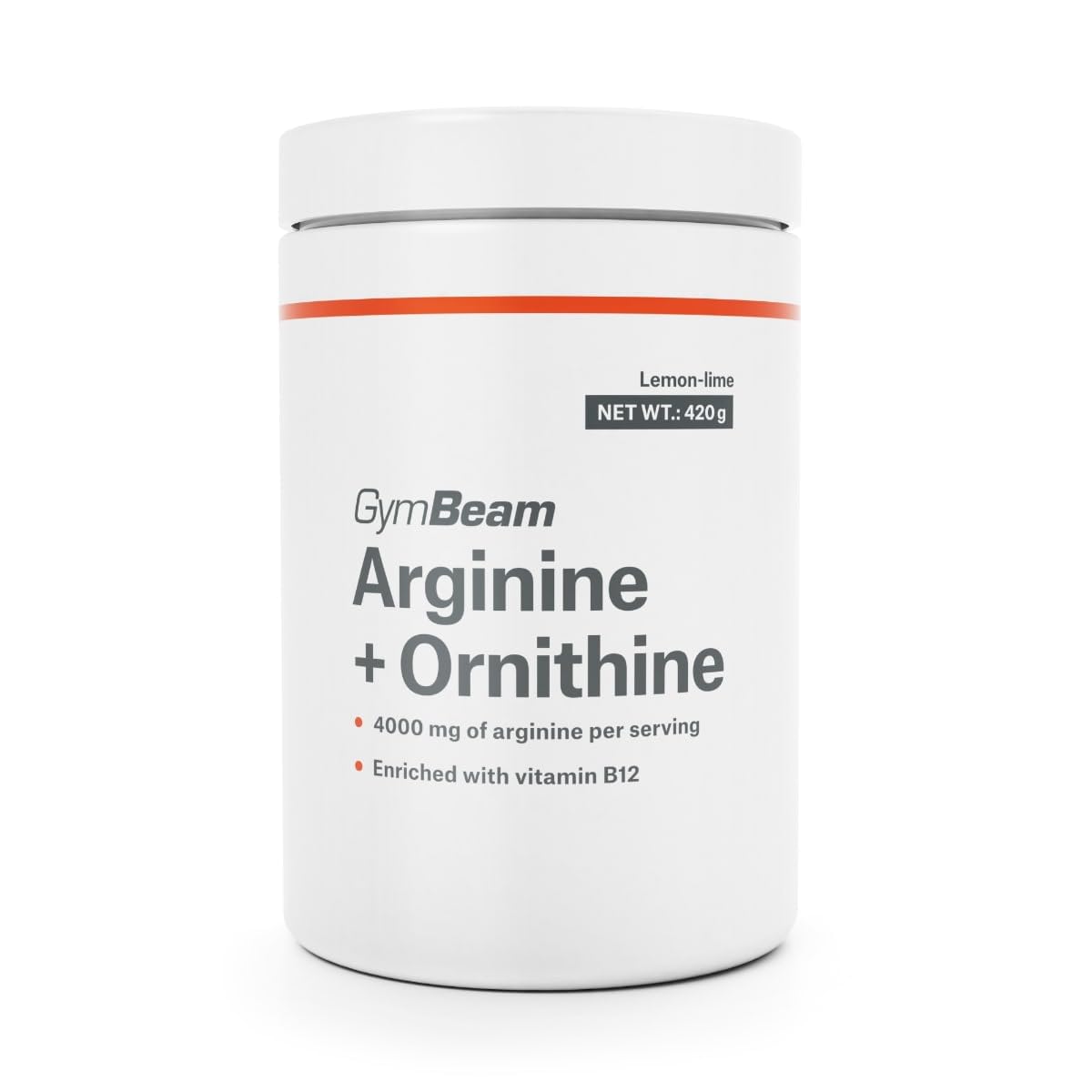 GymBeam L-Arginina Ornitina 420 g Polvere Lemon-Lime