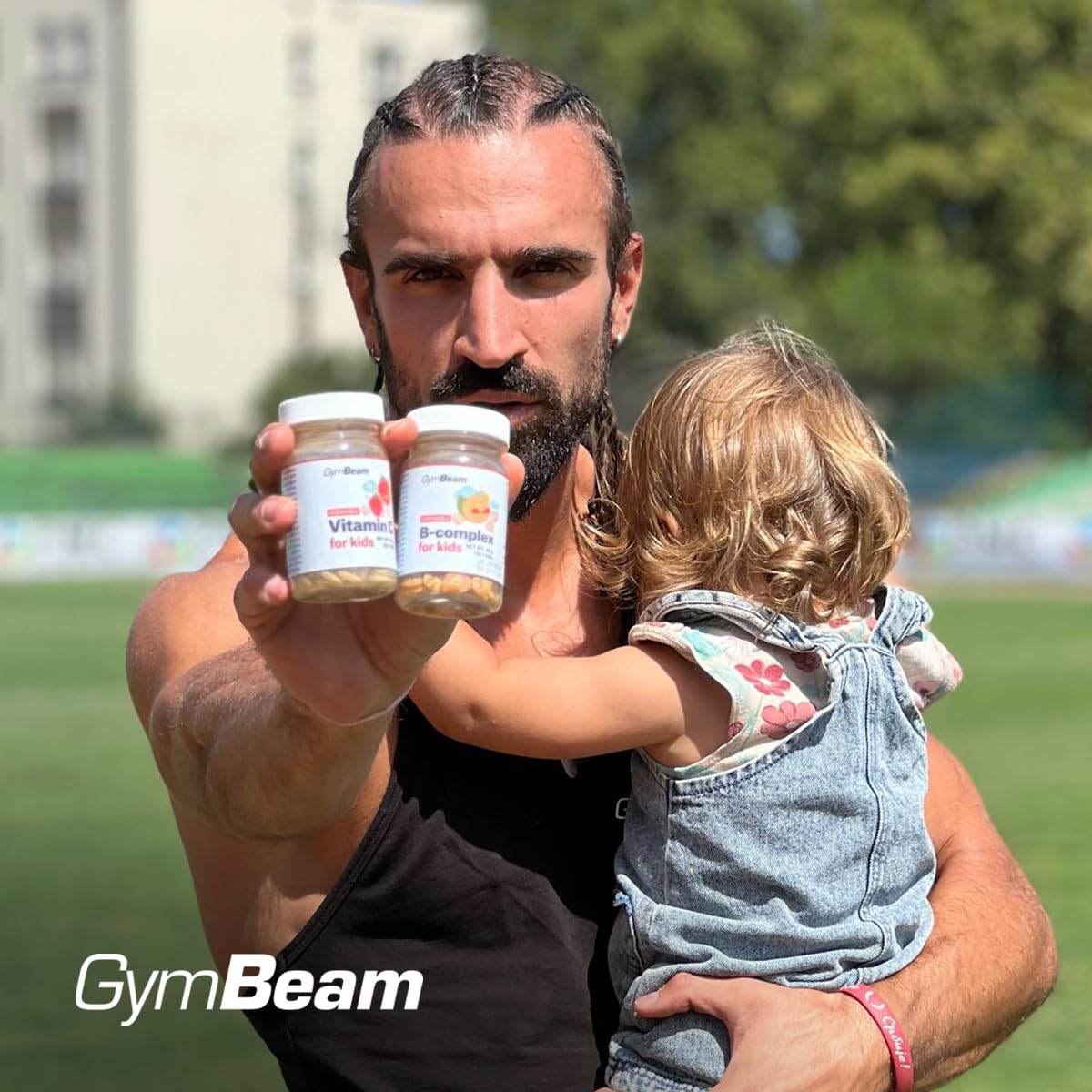GymBeam B-Complex masticabili bambini albicocca 120