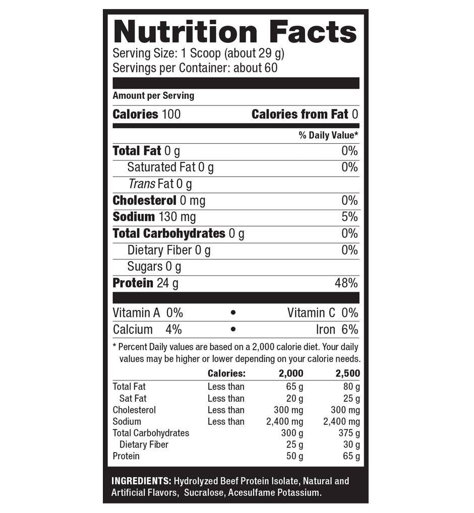 Ultimate Nutrition Carnebolic proteine manzo Vaniglia 4 lbs 24g