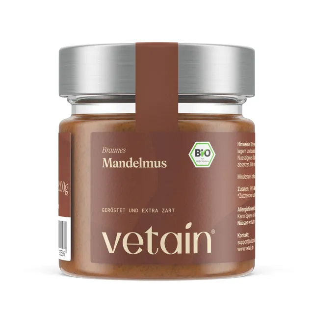Vetain Crema Mandorle Bio 200g Burro Spalmabile Senza Additivi