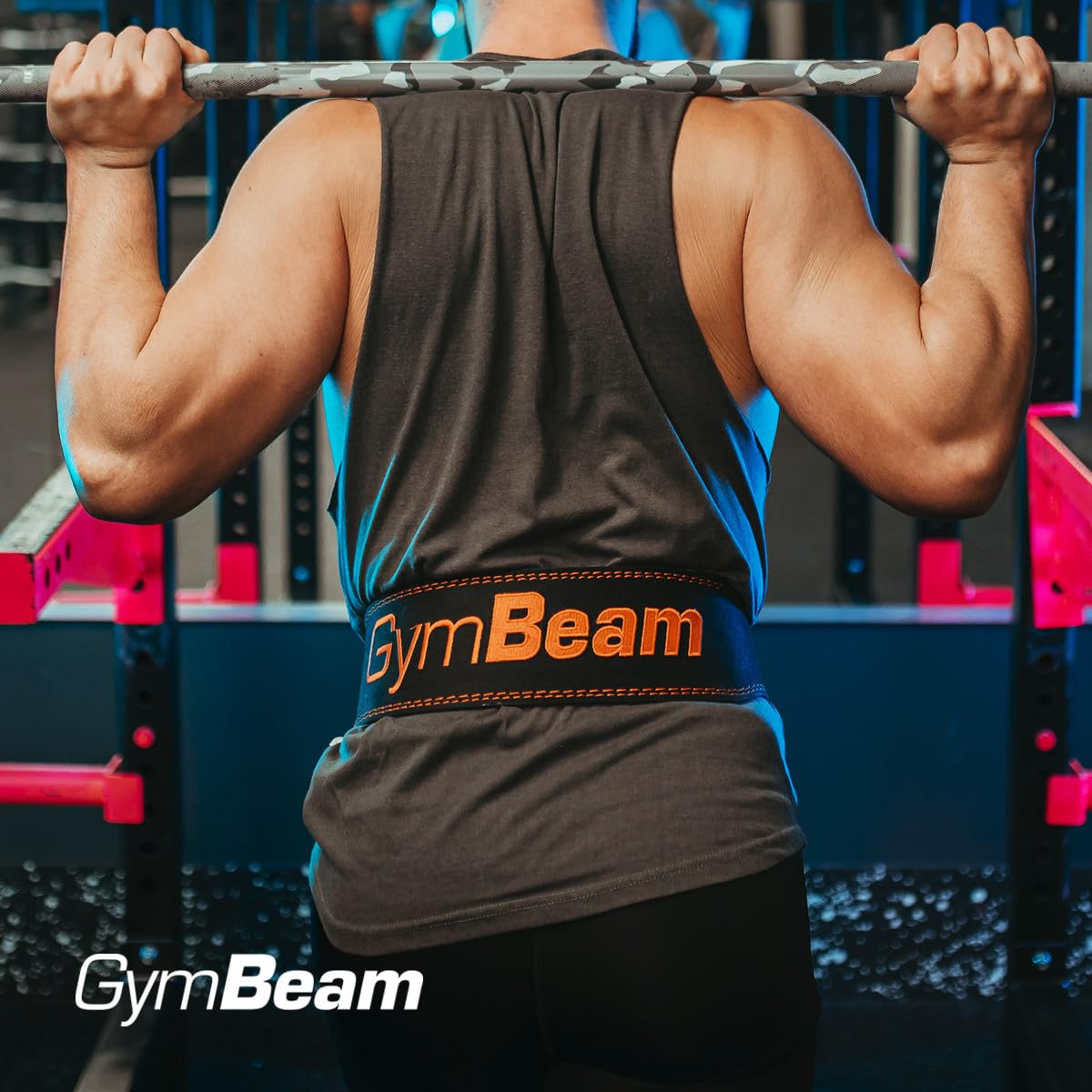 GymBeam Jay Cintura Palestra Finta Pelle Fibbia Powerlifting