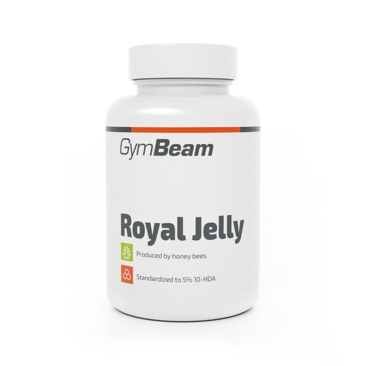 GymBeam Pappa Reale 5% 10-HDA 60 Capsule Immunità Vitalità