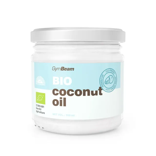 GymBeam Alimentazione Olio di Cocco Vergine Bio 200 ml