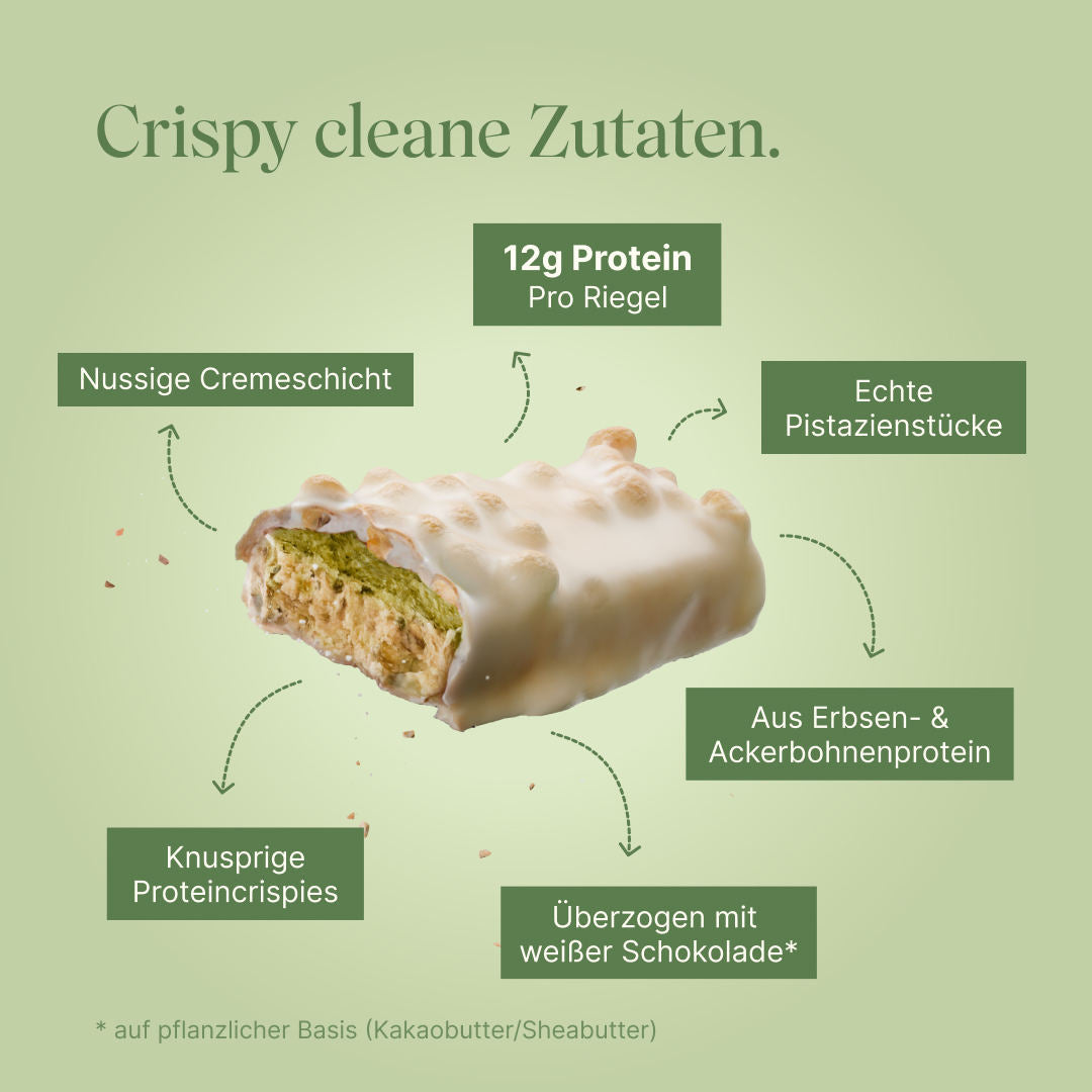 Vetain Crispy Barretta Proteica Pistacchio 12 Pezzi
