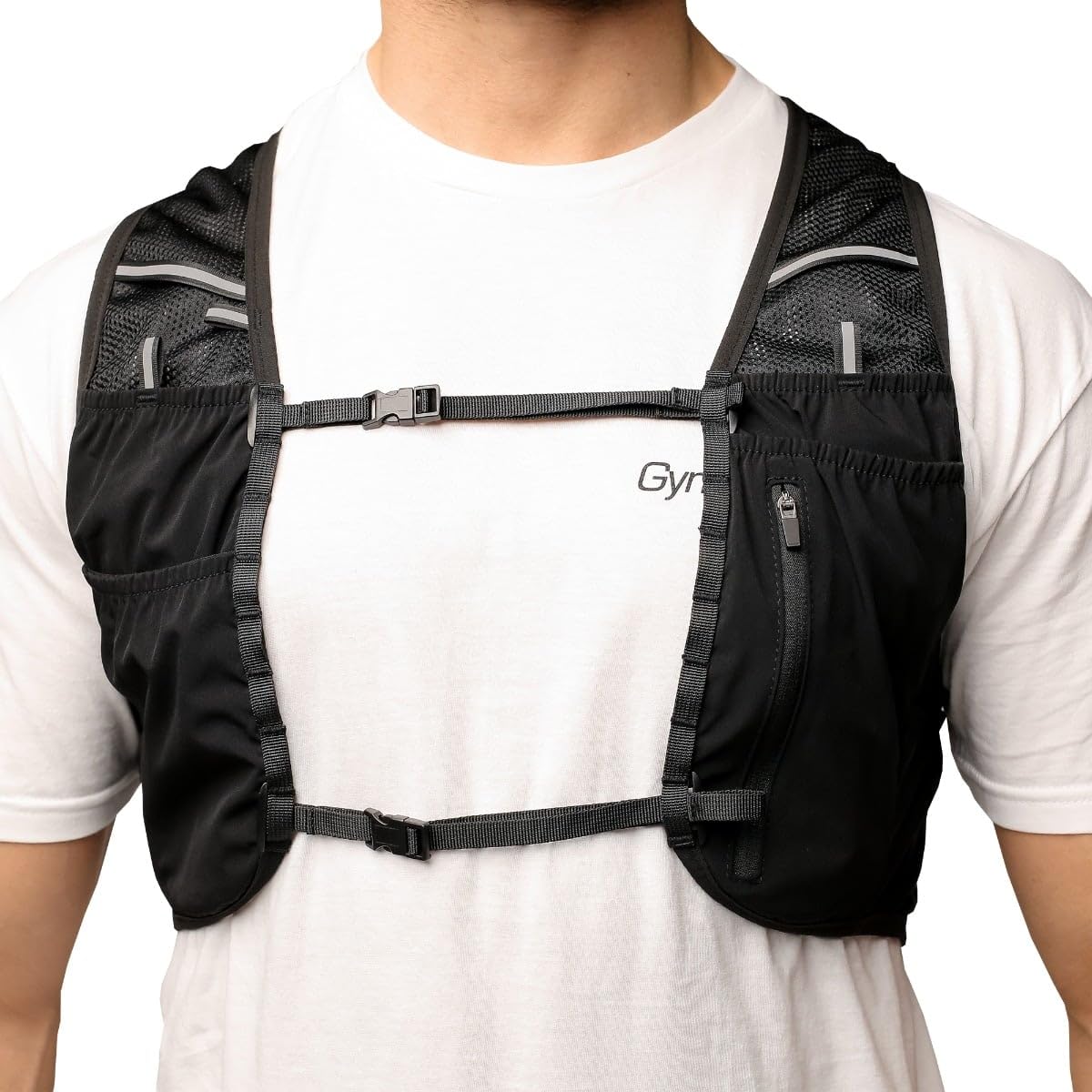GymBeam Accessori Trail Gilet Running M/L riflettente