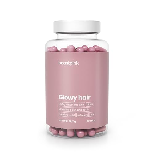 GymBeam Glowy Hair Integratore Capelli 90 cps biotina MSM