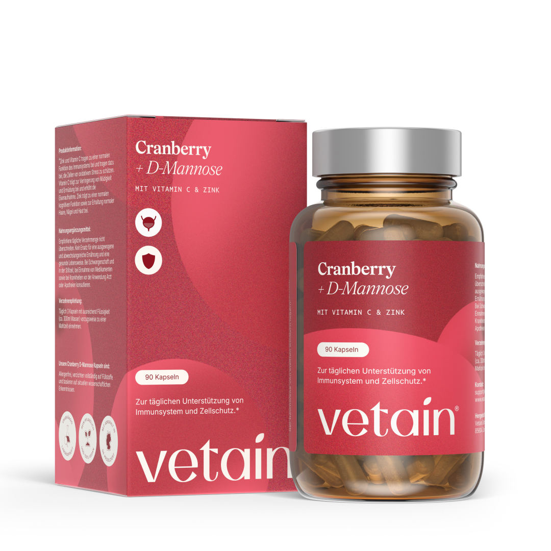 Vetain Cranberry D-Mannosio Integratore 90 Capsule