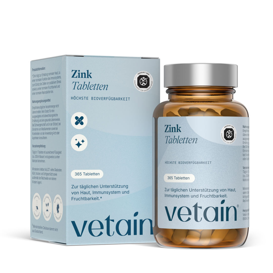 Vetain Zinco Bisglicinato 25 mg 365 Compresse Vegane
