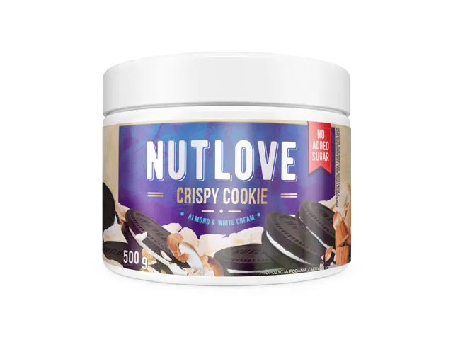AllNutrition Nutlove Crispy Cookie Crema 500g Senza Zucchero